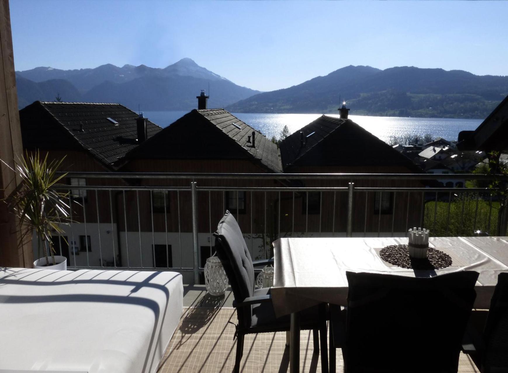Fewo Atterseeperle - 80M2 Mit See- Und Gebirgsblick Steinbach am Attersee Extérieur photo